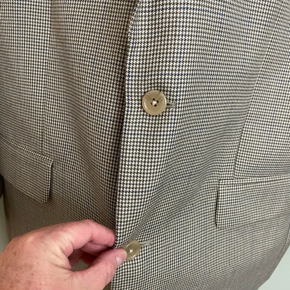 EUC MICHAEL KORS HOUNDSTOOTH PRINT SPORTS COAT - Picture 10 of 13